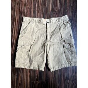 Carhartt Relaxed Fit Cotton Cargo Shorts Tan 42 Waist
